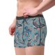 thumbnail image 2 of Balery Underwater Animals and Flowers Calzoncillos bóxer para hombre, ropa interior de algodón suave y transpirable con cinturilla de nailon-Medium, 2 of 5