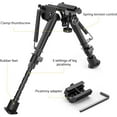 thumbnail image 5 of EZshoot 6-9 Inches Carbon Fiber Ri/fle Bipod with Picatinny Rail Adapter, 5 of 11