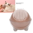 thumbnail image 3 of Pet Grooming Cleanup Comb, Universal Design Skin Friendly PP Material Anti Static Pet Massage Brush for Small Dogs Cats RabbitsGray, 3 of 7