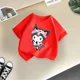 thumbnail image 3 of Marca Kulomi, camiseta de algodón de verano para niños, linda camiseta de dibujos animados de Sanrio para niño y niña, ropa informal de moda para niña bebé, 3 of 5