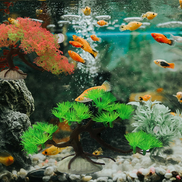 opvise Water Plants Artificial Aquariums Decoration Plastic Fake
