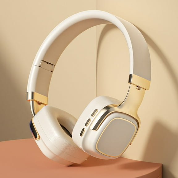 Wireless and Wired Bluetooth Headphones Over Ear, Foldable Lightweight Stereo Headset with Protein Earmuffs, 20H Playtime for PC Cell Phone Travel