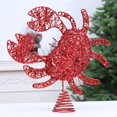 thumbnail image 5 of RKSTN Red Crab Christmas Tree Tree Top Decoration, 5 of 5