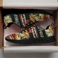thumbnail image 3 of American Flag By Birth Plumber By Choice Running Shoes Sneakers Mesh Black Size 5, 3 of 5