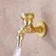 thumbnail image 1 of Grifo de agua moderno montado en la pared Bibcock Aleación de zinc Grifo decorativo retro para exteriores Grifo de jardín Lavadora Fregona Bibcock (Dragón dorado - Rueda) JAMW Sencillez, 1 of 1