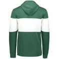 thumbnail image 2 of Holloway Sportswear XS All-American Hoodie Dark Green Heather/White 229563, 2 of 5