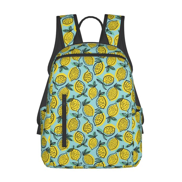 Disketp Lemon Mochila Ligera e Impermeable, Mochila de Día Resistente para Viajes, Senderismo y Uso Diario para Hombre y Mujer