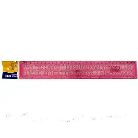 XIAODANGJIA Flexible Ruler 30 Cm/12 Inch (Candy Pink) (Pack of 3)