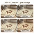 thumbnail image 7 of ODIKA 3'x5' Ultra-Soft Throw Mat, Entryway Southwestern Terracotta Cream Symmetrical Dotted Motif None Washable, Bare feet friendly, Easy Care Indoor rug for Bedside, Vanity, 7 of 7
