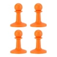 thumbnail image 2 of 4 tapas protectoras para lona de tienda de campaña, de goma, resistentes, para puntas de poste de tienda, ligeras, para montañismo y mochileros. Naranja, 2 of 8