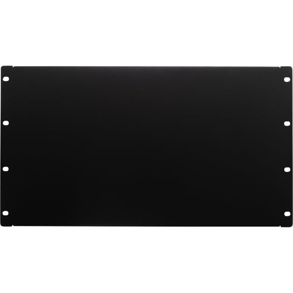 Navepoint 6U Blank Rack Mount Panel Spacer  For 19-Inch Server Network Rack Enclosure Or Cabinet Black