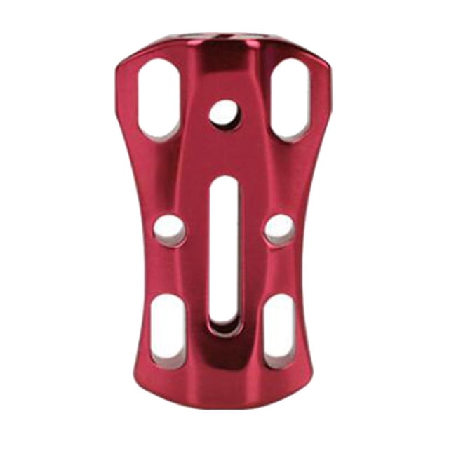 Reemplazo de perilla de mango de pesca de carrete de aleación de aluminio para baitcasting y carrete, rojo Sharpla Perillas de la manija del carrete de pesca de bricolaje