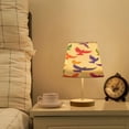 thumbnail image 6 of Ryvnso LED Bedside Table Lamp Bird Pattern Bedroom Desk Lamps Nightstand Lampshade S, 6 of 7