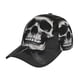 thumbnail image 1 of Fotbe Black White Hat Skull Gorro Clásico de Béisbol, Gorra Ajustable con Broche Snapback, Gorro de Exterior de Algodón Suave, 1 of 6