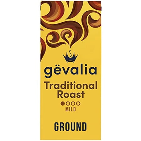 Gevalia Traditional Roast Mild Light Roast Ground Coffee (12 Oz Bag)