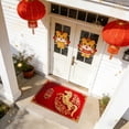 thumbnail image 5 of TIELUTT 2026 Year Door Mat Horse Year Velvet Entrance Rug Non Welcome Mat for Home Entryway Front Bed Throw Blankets Couch Blankets 8by10 Area Rugs Thick Blankets Textu Soft Throw Blanket, 5 of 5