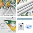 thumbnail image 2 of Fsddascl Lemon Summer Blackout Curtains for Bedroom/Living Room, Thermal Insulated Kitchen Curtains, Vintage Yellow Fruit Botanical Berries Grommet Darkening Window Treatment Drapes 42"x63"x2, 2 of 6