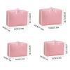 weibbin Extra Large Storage Bags, Folding Moving Comforter Blanket Storage Bags Closet Organizers and Storage Containers for Clothes with Strong Handles&Zippers Clear Window for Bedding Pillow