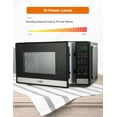 thumbnail image 6 of COMMERCIAL CHEF 0.9 cu ft Countertop Microwave with Touch Controls & Digital Display, Stainless Steel, 10 Power Levels, 6 of 6