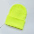 thumbnail image 4 of Eoperou Winter Hat Unisex Stretchy Knitted Solid Color Warm Soft Ear Protection High Elasticity Regular Fit Winter Fall Beanie Women Men Cap, 4 of 7
