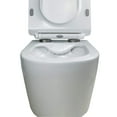 thumbnail image 6 of Fine Fixtures In-Wall toilet Combo Set -  Toilet, Tank (2 x 6 Wall), Carrier System White Bowl White Rectangular - Push Plates (Plastic), 6 of 9