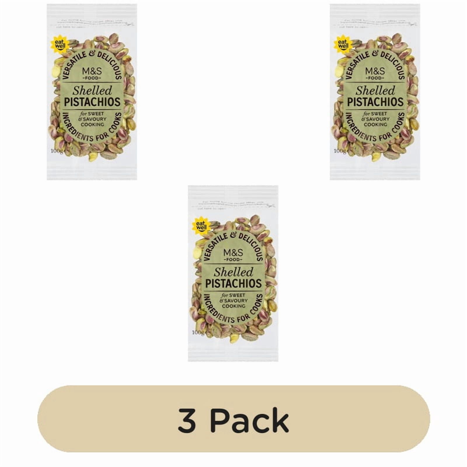 M&S Shelled Pistachios 100g, British Import (Pack of 3)