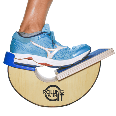 Premium Wooden Calf Stretcher & Foot Rocker for Plantar Fasciitis, Achilles Tendonitis to Improve Flexibility and More