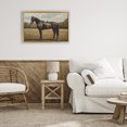 thumbnail image 3 of Stupell Industries Cottage Dark Brown Pony Portrait Gold Floating Frame Canvas Art, 25 x 17, by Petals Prints Design, 3 of 8