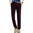 thumbnail image 6 of Matchstick Men’s Slim-Fit Flat Front Tapered Casual Chino Pants, 6 of 10