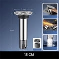 thumbnail image 3 of Extensión Tubo Acero Inoxidable, Reparación Antidesodor, Tubo Interno Especial, Diseño Compacto, Para Uso Doméstico, Corrección Tubo, Componente de Reparación, Acero Resistente, Filtro Tubular,, 3 of 9