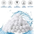 thumbnail image 3 of Filter Balls, Pool Filter Balls 700g, Filter Balls Replaces 25kg Filter Sand, Filter System Accessories, for Pool Cleaning, Filter Pump, 3 of 5