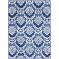 thumbnail image 3 of Nourison Whimsicle Botanical Farmhouse Blue 4' x 6' Area Rug, (4' x 6'), 3 of 9