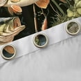 thumbnail image 4 of Manfei Bass Fish Curtains and Drapes,Green Brown Black Out Curtains,Fishing Hunting Curtains Pack of 2 (52x63 Each),Teenagers Bedroom Decor, 4 of 6