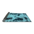 thumbnail image 2 of Ahgly Company Indoor Square Abstract Light Blue Modern Area Rugs, 3' Square, 2 of 4