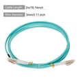 thumbnail image 2 of Unique Bargains Câble de Patch Fibre 2 Mètres 6.5 Pieds Multimode LC-LC OM4 LSZH Fibre Optique Vert pour Récepteur 1Pcs, 2 of 6