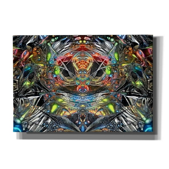 Epic Graffiti '666' by Pedro Gavidia, Canvas Wall Art, 26"x18"
