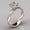 F135 Rose Gold, variant on With handcrafted details Promise Ring Proposal Ladies For Her Dazzling Lightweight CZ AAA Zircon Ring Perfect Present With Gift Packaging