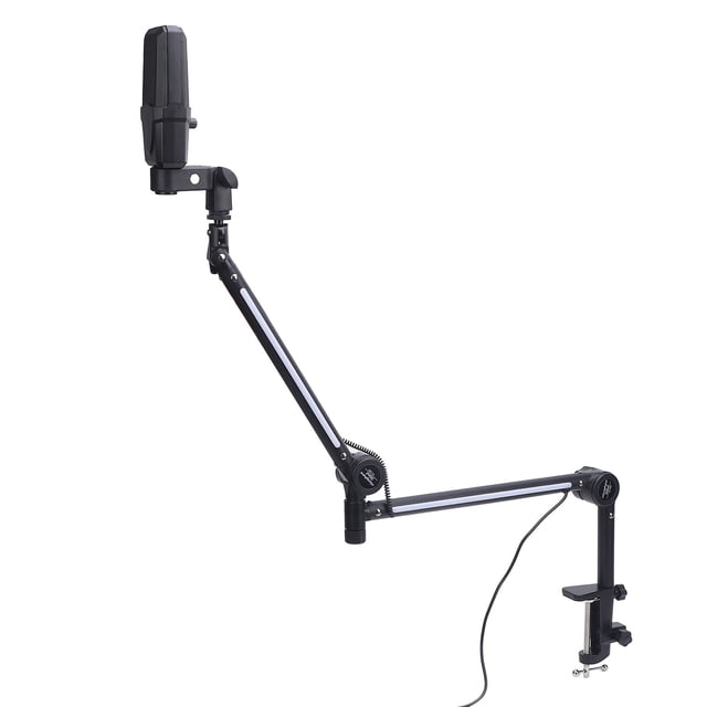 Soporte de Micrófono Ajustable, RGB Mic Stand Set Condenser USB Micrófono Clear Sound para Transmisión en vivo
