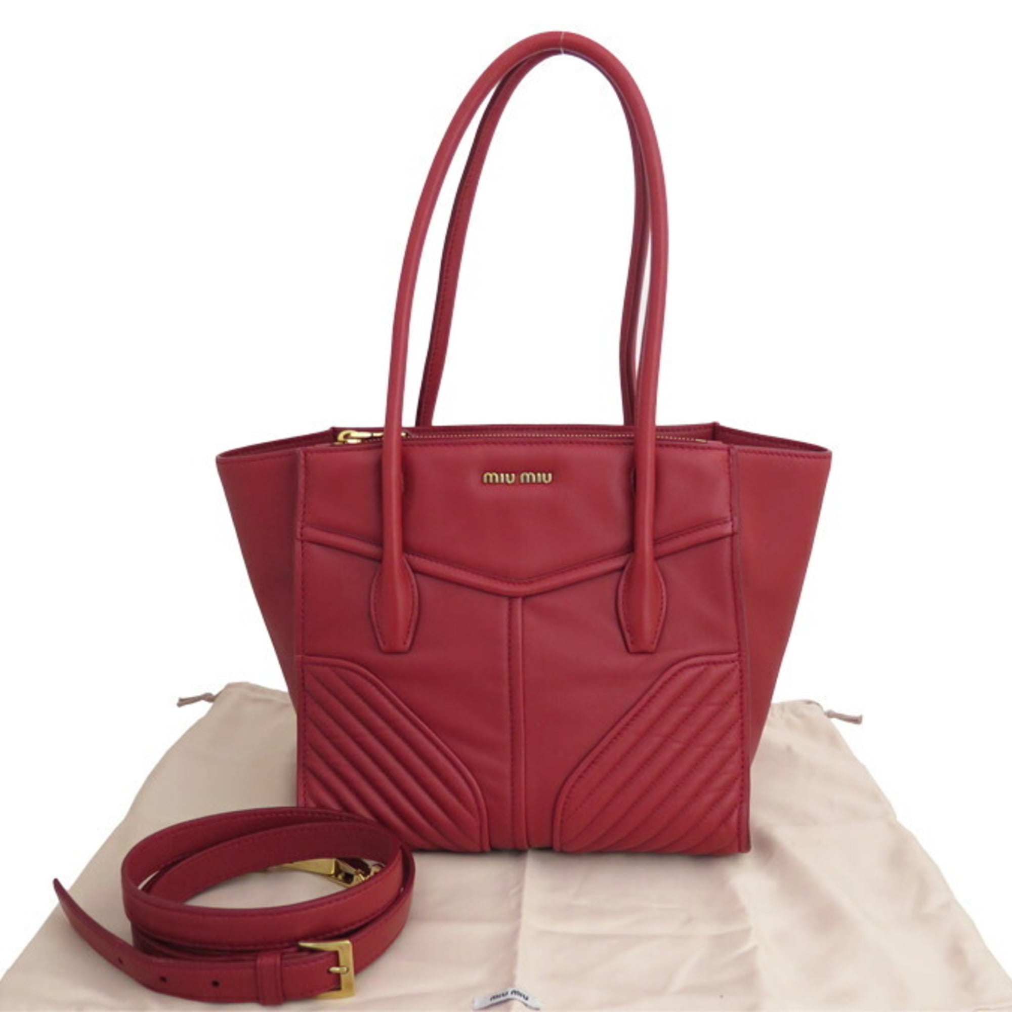 Miu Miu Women's Red Shoulder Bags