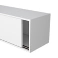 thumbnail image 4 of Wall Cabinet 13" H In White - 2 Sliding Doors Provide Smooth Storage Access Shelf For Organizing Kitchen Basics Engineered Wood To Save Floor Space Ready Assemble Furniture Hidden Space, 1 Shelf,, 4 of 5