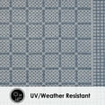 thumbnail image 5 of Nicole Miller New York Patio Country Luna Contemporary Geometric Indoor/Outdoor Area Rug, Blue/Grey, 7'9"x10'2", 5 of 8