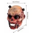 thumbnail image 3 of Máscara de goma para disfraz de Halloween, máscara de maquillaje y tocado para juego de rol de terror., 3 of 7