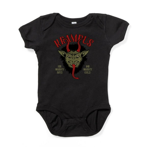CafePress - Krampus Face Naughty Body Suit - Cute Infant Bodysuit Baby Romper - Size Newborn - 24 Months