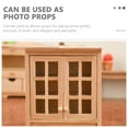 thumbnail image 2 of 1 mini armario de pared de madera, modelo de mueble, adorno, hecho a mano., 2 of 6