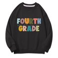 thumbnail image 7 of RMGVDSD First Day Of School Sweatshirts Girls Cute Graphic Pullover Long Sleeve Back To School Clothes Crewneck Sweatshirts Casual Tops Daily Comfort Wear 4-5 Years, 7 of 7