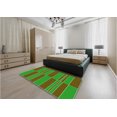 thumbnail image 5 of Ahgly Company Machine Washable Indoor Rectangle Transitional Dark Bronze Brown Area Rugs, 8' x 12', 5 of 7