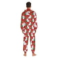 thumbnail image 7 of joogoo Unicorns Christmas Tree Unisex Adults Onesies Pajamas Jumpsuits L, 7 of 7
