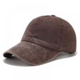 thumbnail image 1 of MesaSe Unisex Vintage Washed Distressed Baseball Hat Baseball Cap Twill Adjustable Dad Hat, 1 of 2
