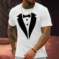 thumbnail image 2 of Tuxedo T-Shirt | Classic Party Humor Vintage Funny Tux Tee Joke Concert Festival Shirt for Men Women, 2 of 8