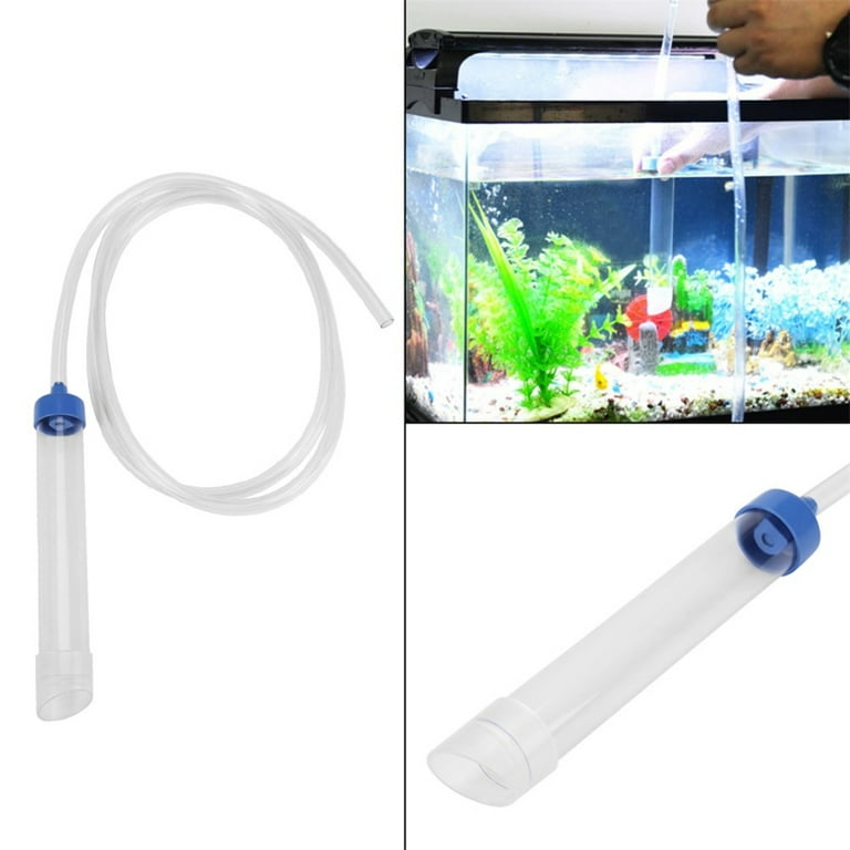 Aquarium Vacuum Air Pump Siphon Fish Tank Gravel Sand Cleaner Kit